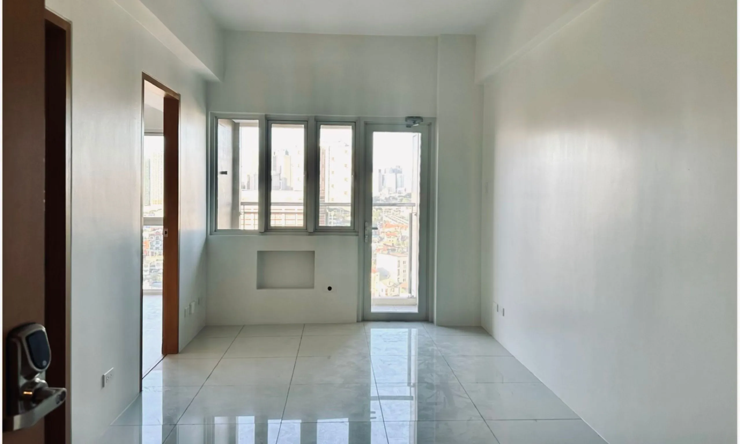 Condo unit before setup