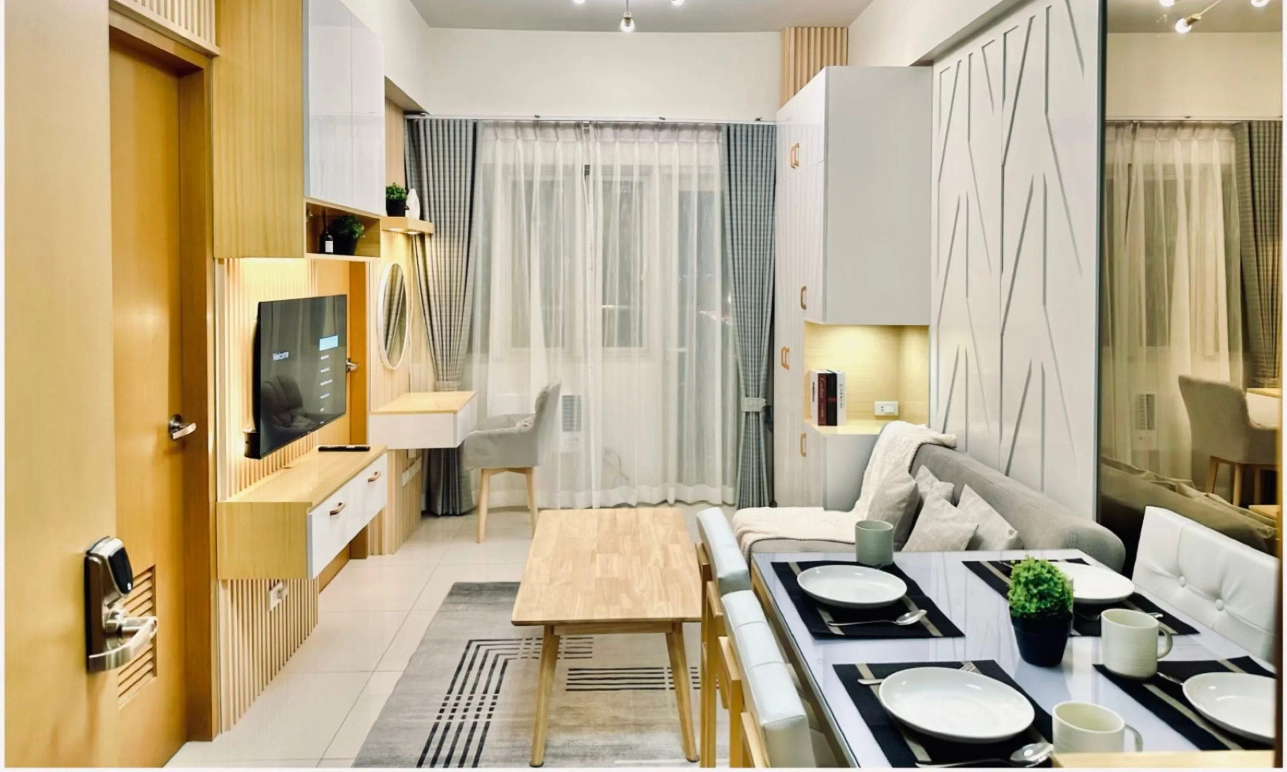 Condo unit after setup