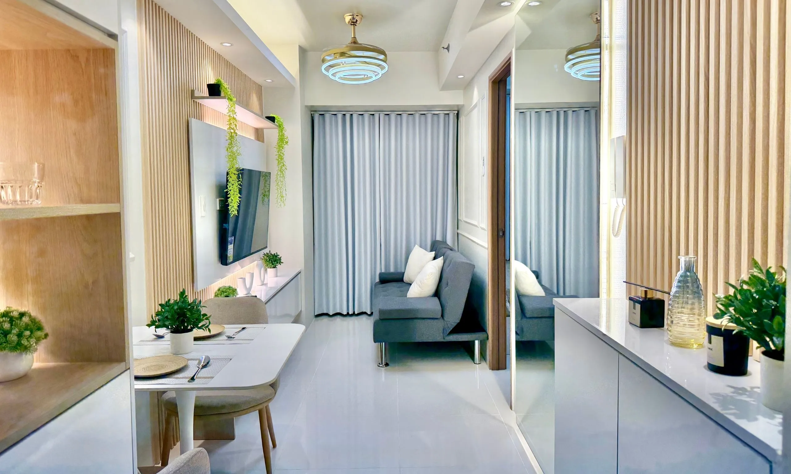 Modern luxury condo interior